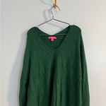 Fun green sweater from Lily Pulitzer with shimmer edging size M Size M Photo 1
