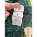 M Missoni Floral Jacquard Knit Skirt Teal Women’s Size 42 Pull On Blue Photo 4