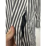 Vera Wang Simply  Women's Dress Shirt Small Vertical Stripe Button Front Blouse Photo 10