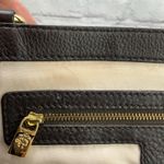 Brooks Brothers  Leather Hand Bag Tote Brown Gold Top Handle Used Photo 8