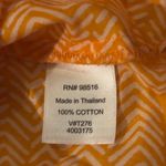 Coldwater Creek  orange Button up lightweight cotton blouse. Size‎ petite XL. Photo 5
