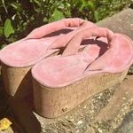 Veronica Beard Gabby geno cork Platform Wedge Thong Sandal (Women) size 10M Photo 10