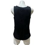 EXPRESS  Women's Black Faux Leather Sleeveless Tank Top Size S Petites Photo 6