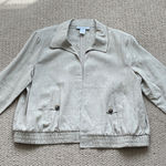 Women's Beige Blazer Tan Size XL Photo 0