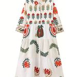 Boho Floral Maxi Dress Multi Size M Photo 2