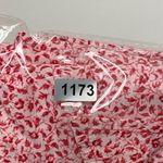 Lands' End Floral Print Button Down Long Sleeve Blouse Top Red 2X Pin Up Casual Photo 9