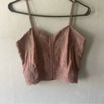 BKE 🛍️Red By  Dusty Pink Embroidered Tank Top Size Small NWT Photo 3