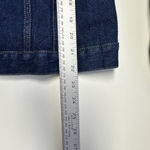 FOR JOSEPH Blue Denim Collard Jean Jacket, Size Petite Medium Photo 8