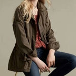 Hinge  Seattle Army Green Utility Jacket Size S like new shape Photo 0