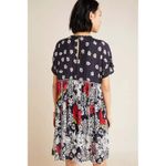 Blank London Floral Print Dress Trudie Tunic Casual Mini Dress Large Summer Sun Blue Photo 1