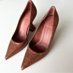 Amina Muaddi NWOB Ami Pointed Toe Pumps in Sunkissed Glitter Photo 3