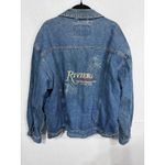 Vintage Riviera Blues Las Vegas Denim Jacket Riviera Hotel Casino Fireworks L Blue Size L Photo 5