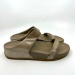 FitFlop  Shimmy Metallic Gold Sandal Women's 7 US Photo 2