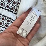 frame denim FRAME anita linen embroidered peasant blouse‎ Photo 7