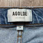 AGOLDE Light Wash Distressed Straight Leg Wilder Jean Size 24 Photo 4