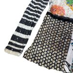 Alberto Makali Button Up Top M Patchwork Art To Wear Mixed Media Floral Boho Y2K Photo 5