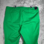 J.Crew  Kelsey Pants Womens 24 Bright Green Wide Leg Cropped Workwear Preppy Photo 4