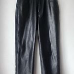 Abercrombie & Fitch Vegan Leather The Ankle Straight Ultra High Rise Pant 28 6s Photo 6