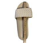 Women’s Beige Braided Wedge Open Toe Sandals Size 7 Photo 6