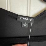 Torrid NWT black side cutout sweetheart neck midi dress size 1X P51 Photo 5