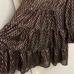 NWT Pomander Place Metallic Ikat Kenzo Dress XXL Black Photo 6