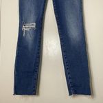frame denim FRAME Le Raw Edge Ripped Crop Skinny Jeans In Washington Square Sz 26 $200 Photo 4