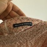 Brandy Melville  Pink floral Midi Skirt Photo 4