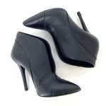 Proenza Schouler Proenza Shouler Embossed Black Leather V Cut Pump High Heel Booties Size 38 Photo 3