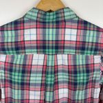 Vineyard Vines  Womens Multicolor Plaid‎ Flannel Button Down Shirt Sz 0 Preppy Photo 5