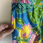 Ralph Lauren Lauren  Pants Womens Sz 10 Multicolor Floral‎ Side Zip Crop Tropical Photo 7