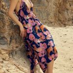 Anthropologie Claire Colin Wildlife Midi Dress Size XS Photo 1