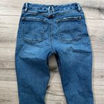 Good American  Good Legs Ripped High Waist Crop Skinny Jeans | Blue 836 | 8/29 Photo 3