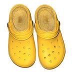 Crocs  Yellow Mules Shoes Size 8 Photo 0