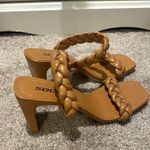 brown braided heels Size 8.5 Photo 1