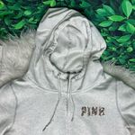 PINK - Victoria's Secret PINK VS Chi - Town fall / winter sequin casual hoodie front full zip size S Photo 2