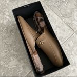 Zac Posen  Loafer Leather Savanna Coffee Leopard Print Fur Size 11M New with Box Photo 6