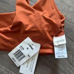 l*space L* Orange Scoop Neck Bikini top Photo 2