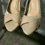 G by Guess G By‎ Guess Women's Nude Strappy High Heel size 8.5 Photo 3