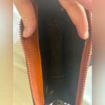 Dooney & Bourke Vintage  Black & Brown Fold Over Leather Crossbody Shoulder Bag Photo 5