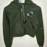 NWT Hype and Vice Tulane Green Wave cropped zip Photo 0