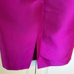 ASOS NWT Elegant Off-Shoulder Puffy Sleeve Magenta Pink Dress Size US 6 Photo 12