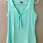 Gap women’s tank top medium  teal Photo 0