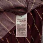 Old Navy Women's Maroon Striped Long Sleeve Dress Size M Photo 3