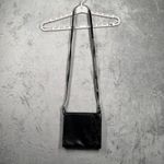 Purse Black Floral Embossed Crossbody Bag Minimalist Gothic Western Chic Luxe Photo 1