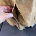 DCC MISSY Tan Color Suede Leather Front Zipper Vest Size Medium Photo 3