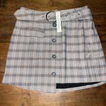 For Love & Lemons Tan Brown Asymmetrical A-line Mini Skirt Photo 8