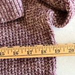 Abercrombie & Fitch Abercrombie Fitch Women's Hooded Cardigan Sweater Mauve Speckled Knit Size S Photo 4