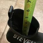 Steve Madden  Black Bling Logo Sock Bootie Sneaker Womens Size 9M Photo 5