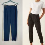 ADAY  Blue Turn It Up Pants Hi Rise Pullon Size Medium Photo 1