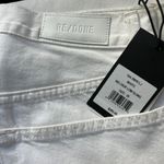 RE/DONE $285 NWT  WOMEN'S WHITE 90'S CROP LOW SLUNG SZ 26 Photo 4